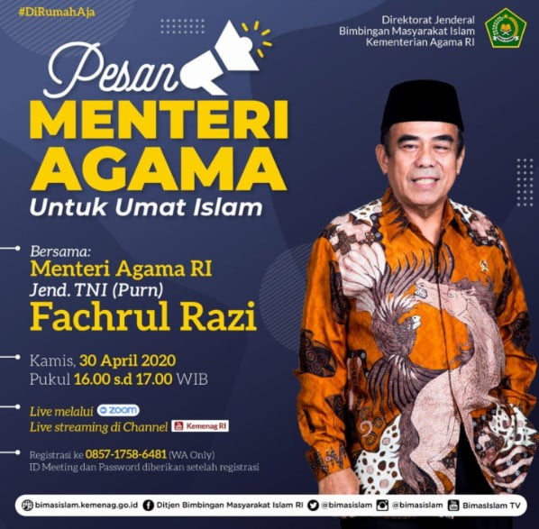 Contoh Rasulullah, Menag Ajak Umat untuk Beragama dengan ...