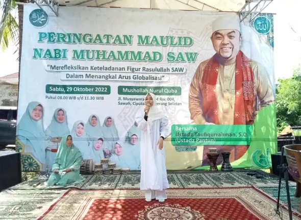 Musholla Nurul Quba Peringati Maulid Nabi Muhammad SAW 1444 H