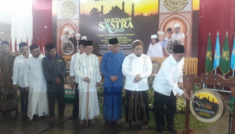 Pesantren Gelar Muktamar Sastra, Menag: Sastra Indonesia Mampu Menjawab Persoalan Kekinian