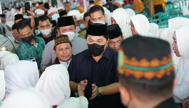 Majelis Dzikir At-Thohir Sebut Erick Thohir Teladan dalam Bersedekah