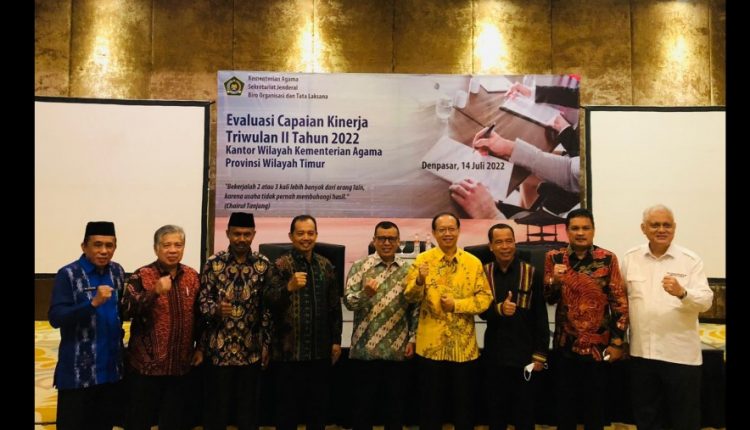 Evalulasi Capaian Kinerja Triwulan II. (Dok. Kemenag)