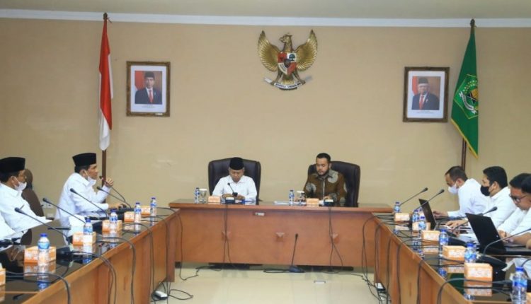 Audiensi Sekjen Kemenag dan Pemkot Padang Panjang. (Dok. Kemenag)