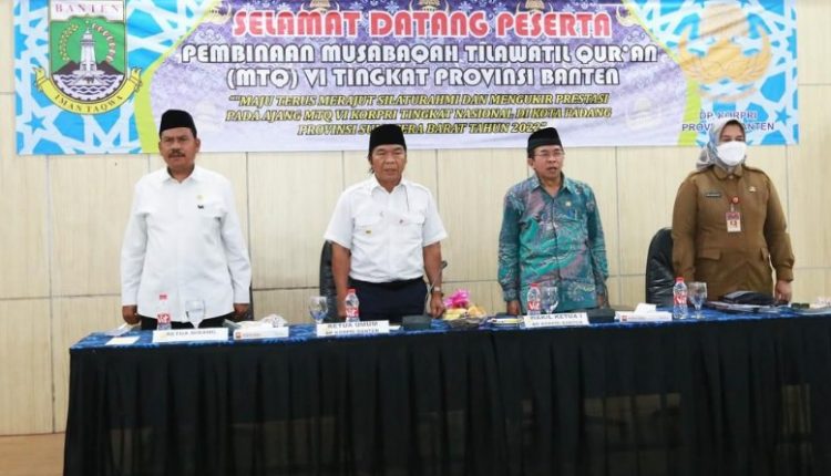 Pesan Penjabat Gubernur Banten untuk MTQ Korpri Tingkat Nasional