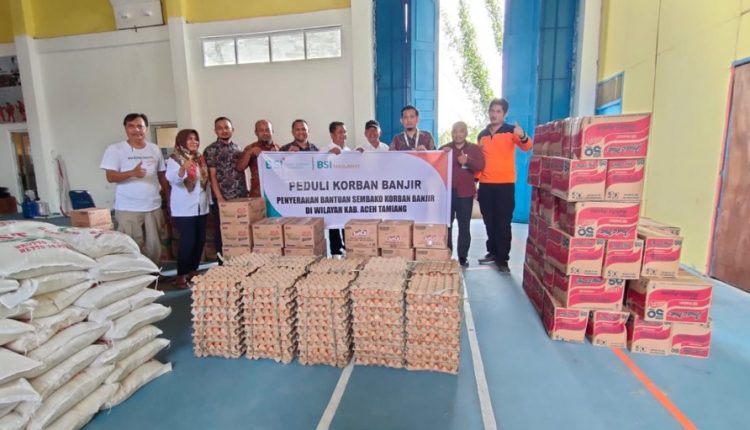 BSI Maslahat dan BSI Salurkan Bantuan Banjir Aceh Tamiang